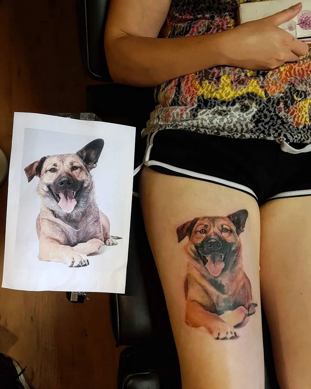 Tattoo Hundeportrait